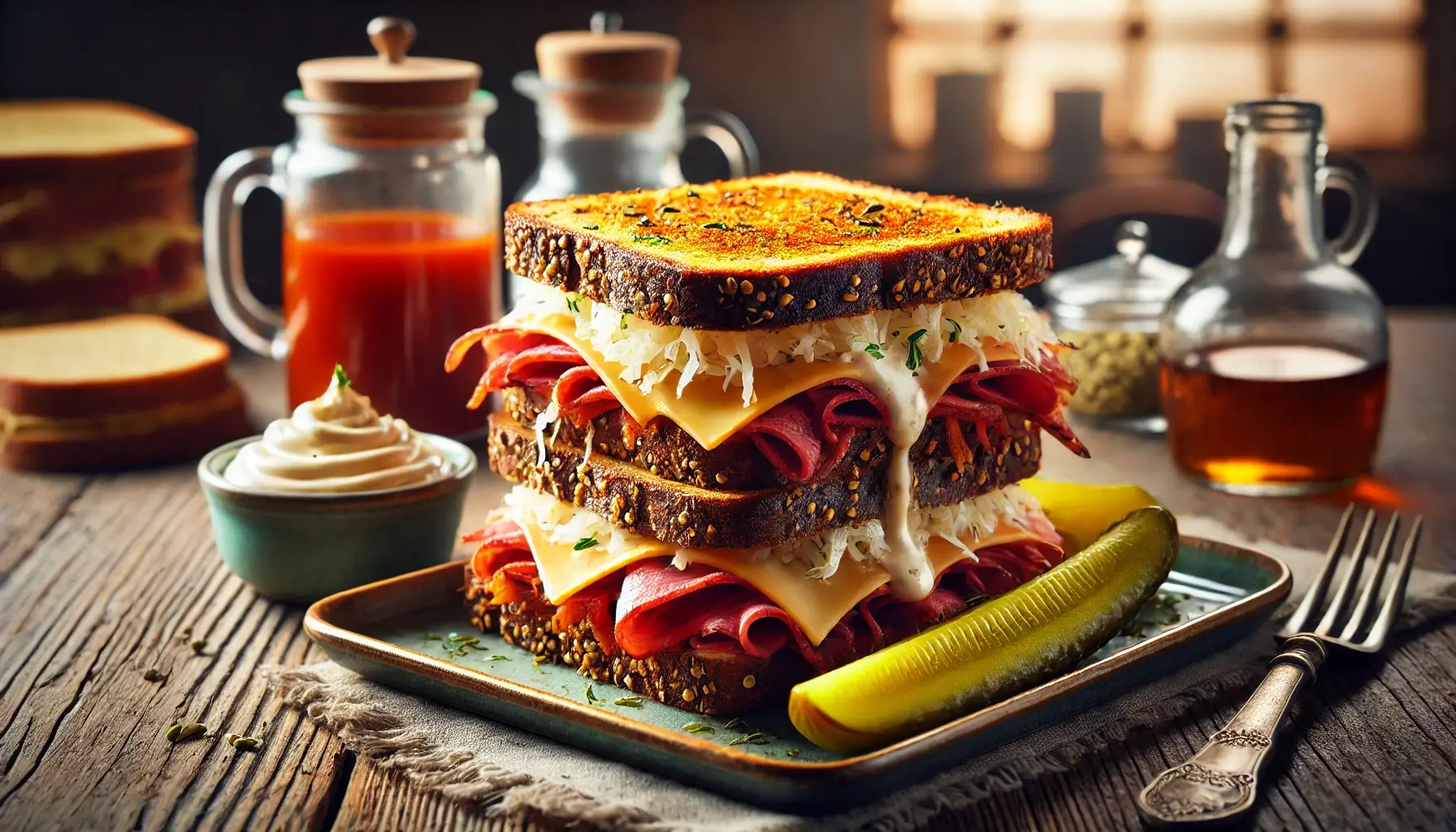 What is the recipe for a Reuben sandwich?