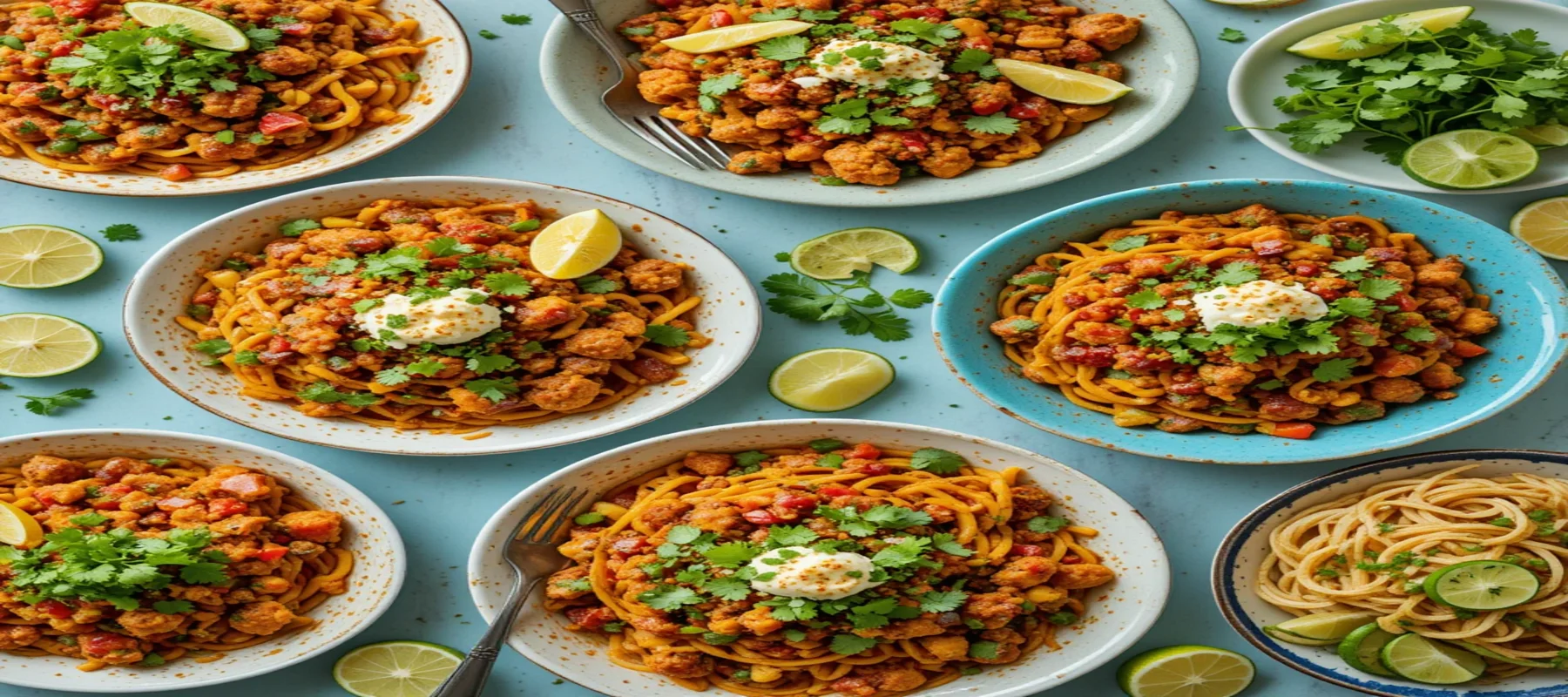 A table spread of healthy Mexican Trader Joe's recipes